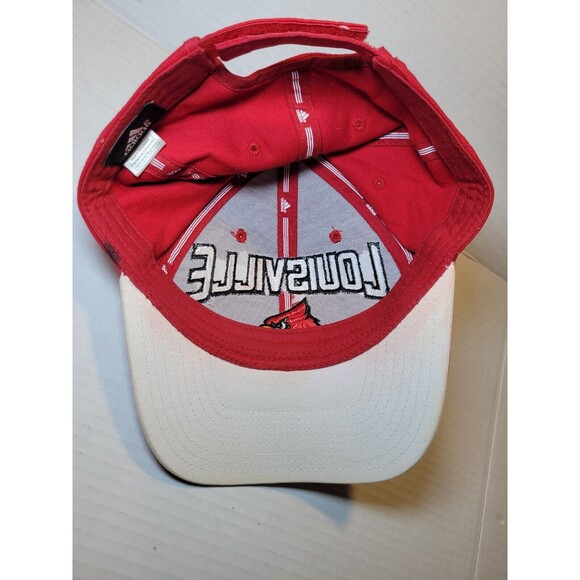 Louisville Cardinals Spelled Out Embroidered Strapback Red Hat Spellout‎ NCAA - Picture 6 of 10